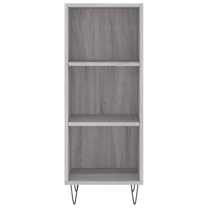 Buffet haut Sonoma gris 34,5x32,5x180 cm Bois d'ingénierie - Photo n°5