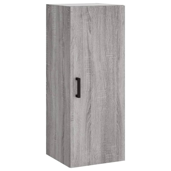 Buffet haut Sonoma gris 34,5x34x180 cm Bois d'ingénierie - Photo n°5