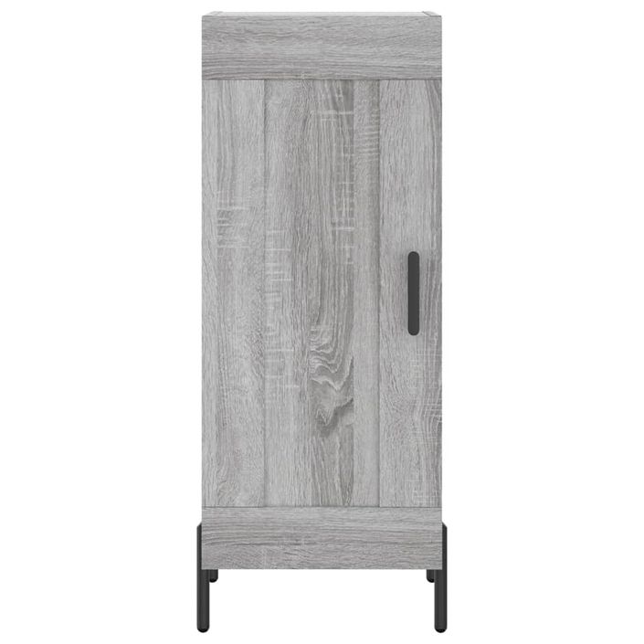 Buffet haut Sonoma gris 34,5x34x180 cm Bois d'ingénierie - Photo n°8