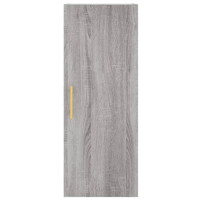 Buffet haut Sonoma gris 34,5x34x180 cm Bois d'ingénierie - Photo n°6