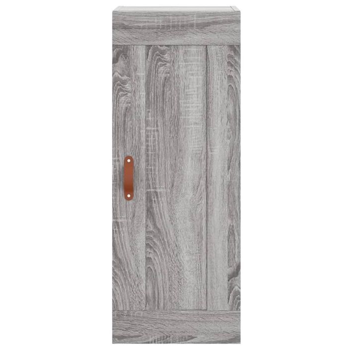 Buffet haut Sonoma gris 34,5x34x180 cm Bois d'ingénierie - Photo n°7