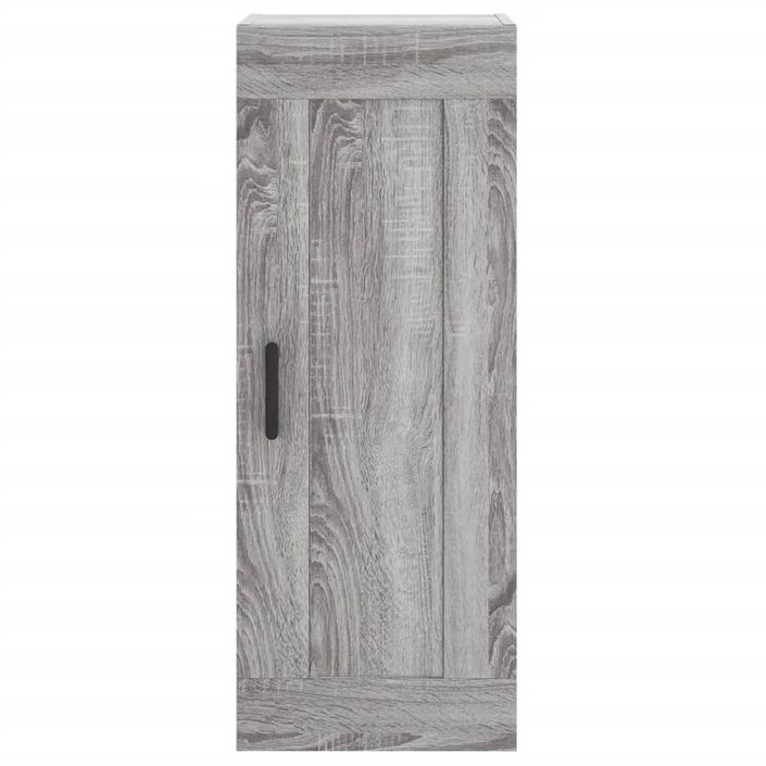 Buffet haut Sonoma gris 34,5x34x180 cm Bois d'ingénierie - Photo n°7