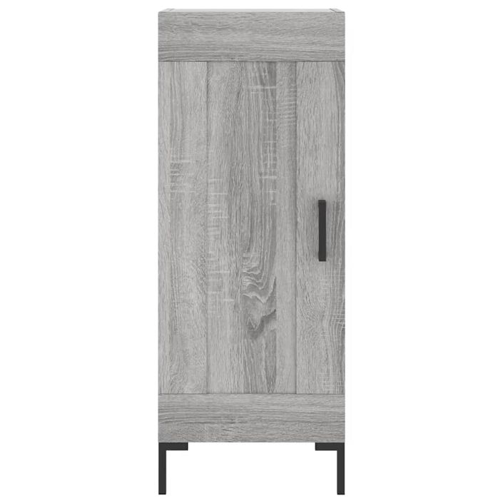 Buffet haut Sonoma gris 34,5x34x180 cm Bois d'ingénierie - Photo n°8