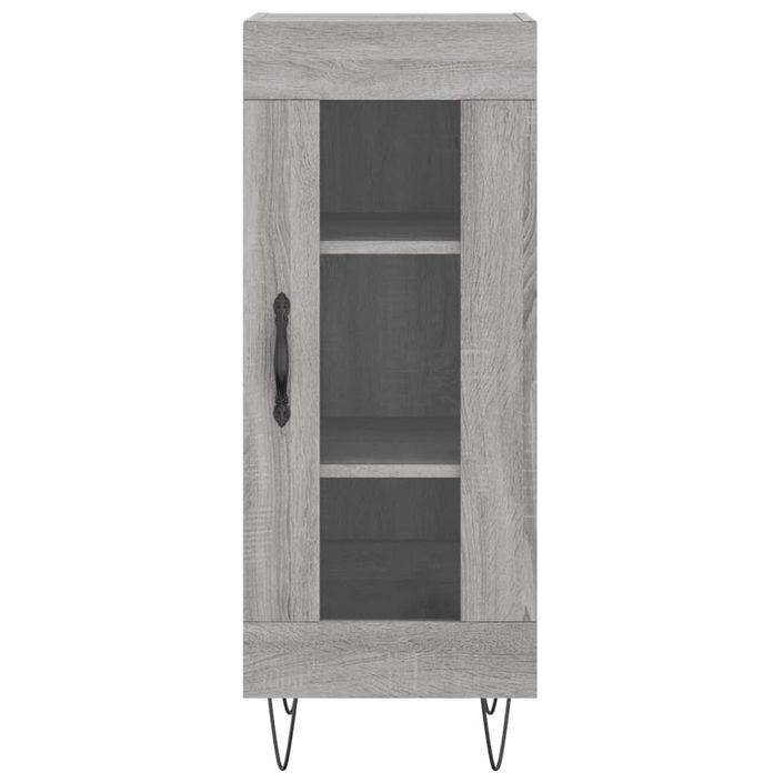 Buffet haut Sonoma gris 34,5x34x180 cm Bois d'ingénierie - Photo n°5