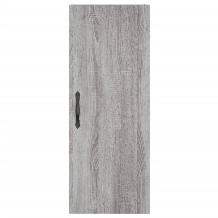 Buffet haut Sonoma gris 34,5x34x180 cm Bois d'ingénierie - Photo n°7