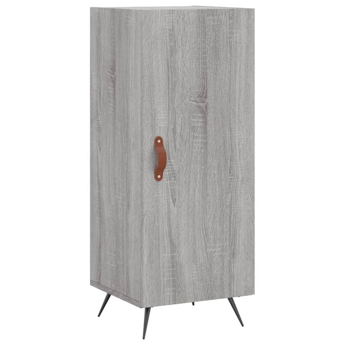 Buffet haut Sonoma gris 34,5x34x180 cm Bois d'ingénierie - Photo n°6