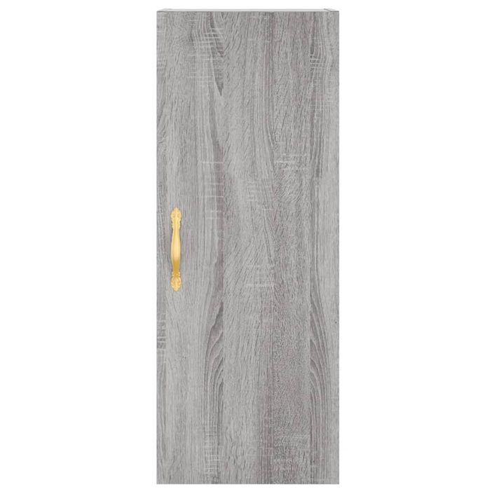 Buffet haut Sonoma gris 34,5x34x180 cm Bois d'ingénierie - Photo n°6