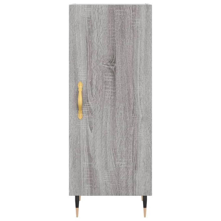 Buffet haut Sonoma gris 34,5x34x180 cm Bois d'ingénierie - Photo n°5