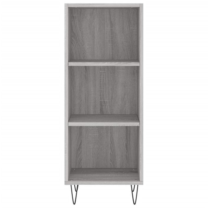 Buffet haut Sonoma gris 34,5x34x180 cm Bois d'ingénierie - Photo n°6