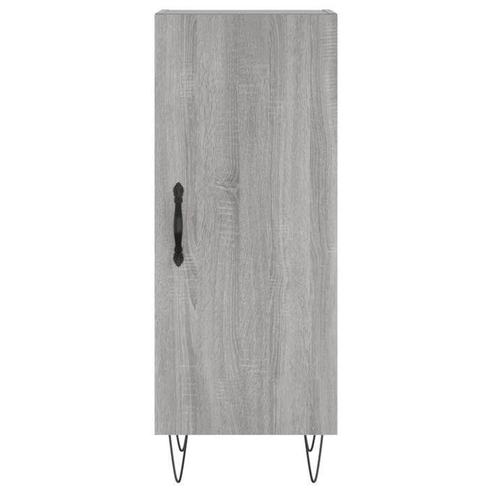 Buffet haut Sonoma gris 34,5x34x180 cm Bois d'ingénierie - Photo n°6