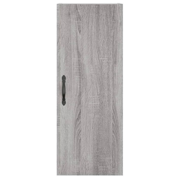 Buffet haut Sonoma gris 34,5x34x180 cm Bois d'ingénierie - Photo n°6