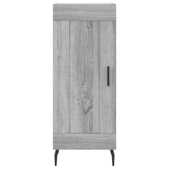 Buffet haut Sonoma gris 34,5x34x180 cm Bois d'ingénierie - Photo n°6