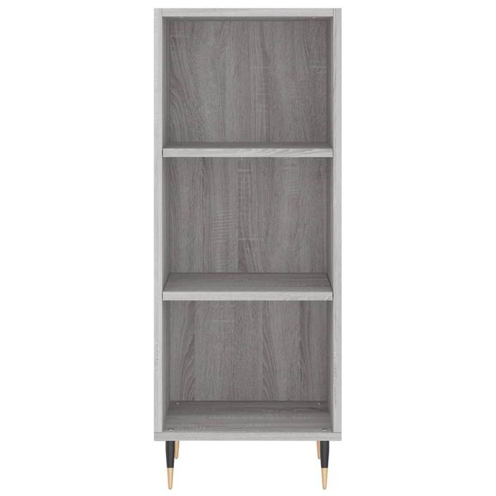 Buffet haut Sonoma gris 34,5x34x180 cm Bois d'ingénierie - Photo n°8