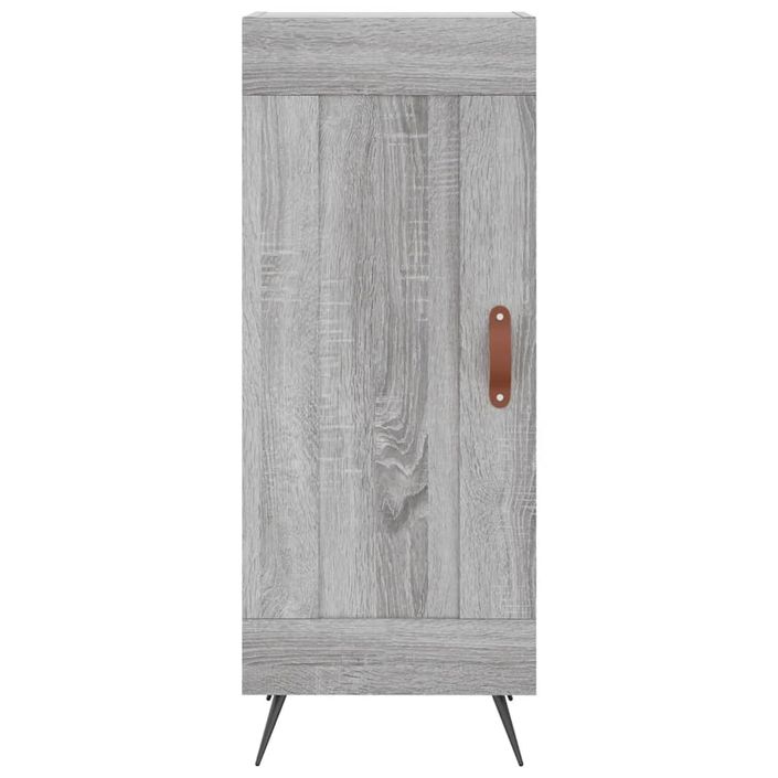 Buffet haut Sonoma gris 34,5x34x180 cm Bois d'ingénierie - Photo n°6