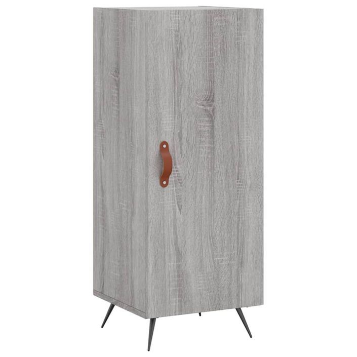 Buffet haut Sonoma gris 34,5x34x180 cm Bois d'ingénierie - Photo n°5