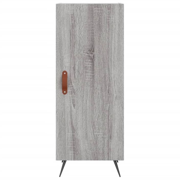 Buffet haut Sonoma gris 34,5x34x180 cm Bois d'ingénierie - Photo n°6