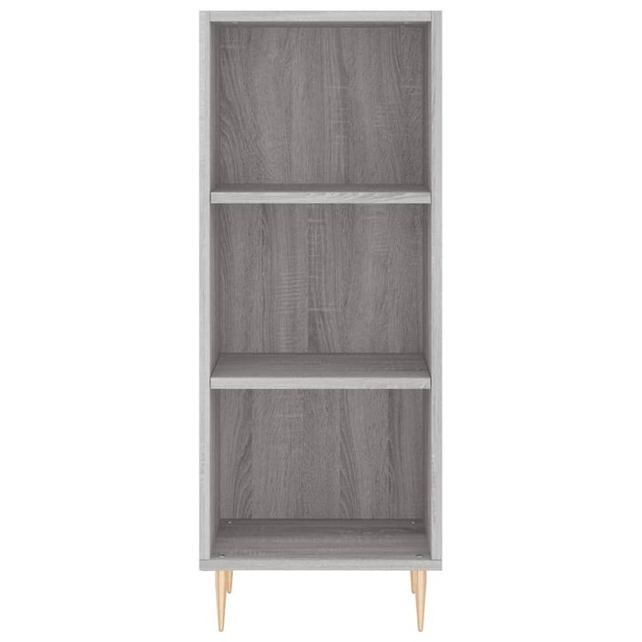 Buffet haut Sonoma gris 34,5x34x180 cm Bois d'ingénierie - Photo n°6