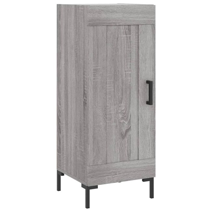 Buffet haut Sonoma gris 34,5x34x180 cm Bois d'ingénierie - Photo n°7