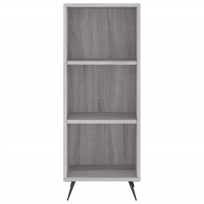 Buffet haut Sonoma gris 34,5x34x180 cm Bois d'ingénierie - Photo n°8