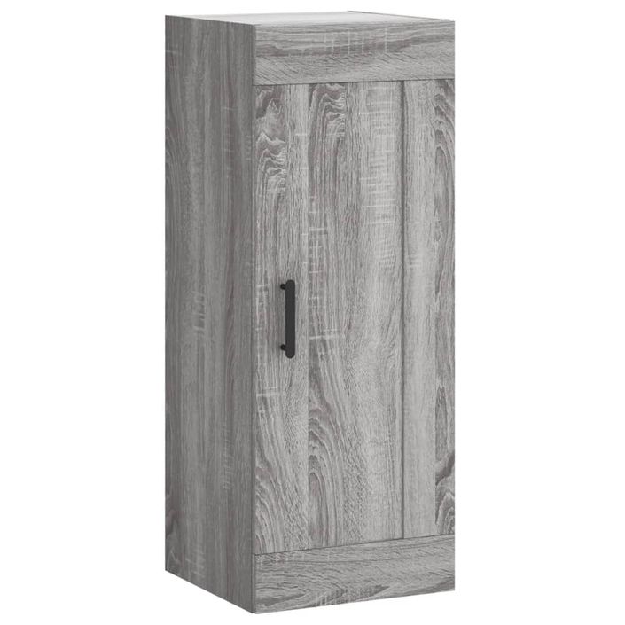 Buffet haut Sonoma gris 34,5x34x180 cm Bois d'ingénierie - Photo n°7