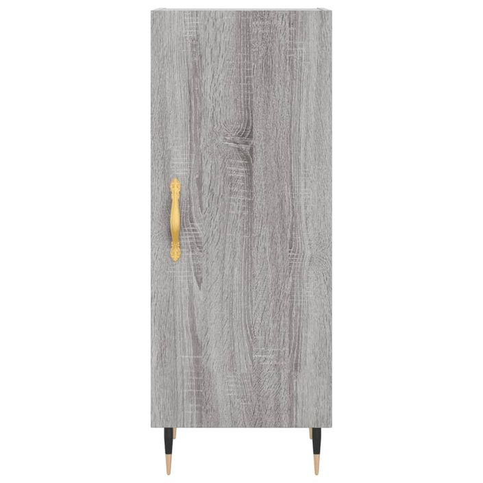 Buffet haut Sonoma gris 34,5x34x180 cm Bois d'ingénierie - Photo n°8