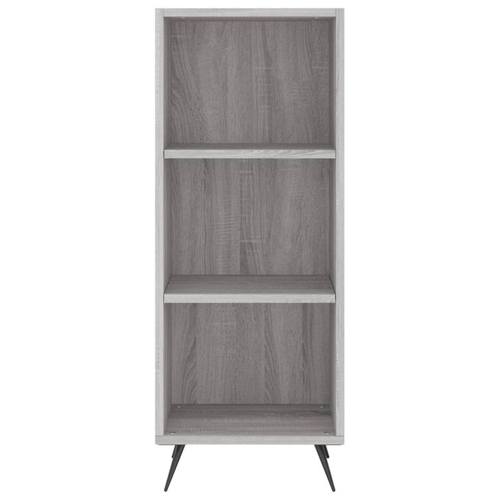 Buffet haut Sonoma gris 34,5x34x180 cm Bois d'ingénierie - Photo n°6