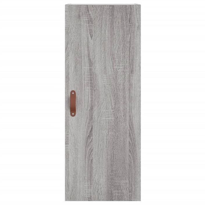 Buffet haut Sonoma gris 34,5x34x180 cm Bois d'ingénierie - Photo n°8