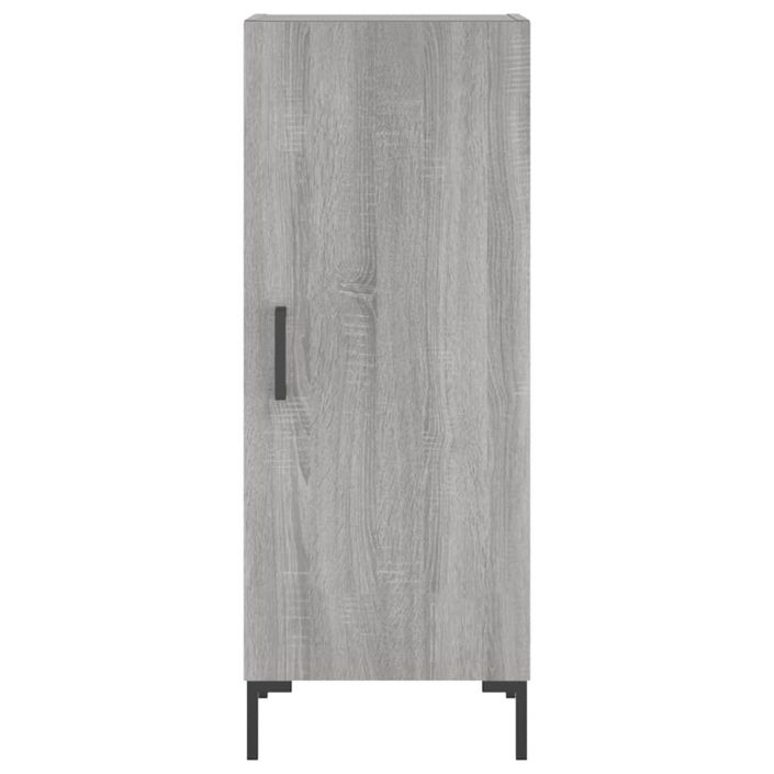 Buffet haut Sonoma gris 34,5x34x180 cm Bois d'ingénierie - Photo n°8