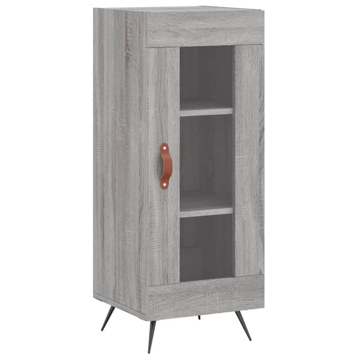 Buffet haut Sonoma gris 34,5x34x180 cm Bois d'ingénierie - Photo n°7