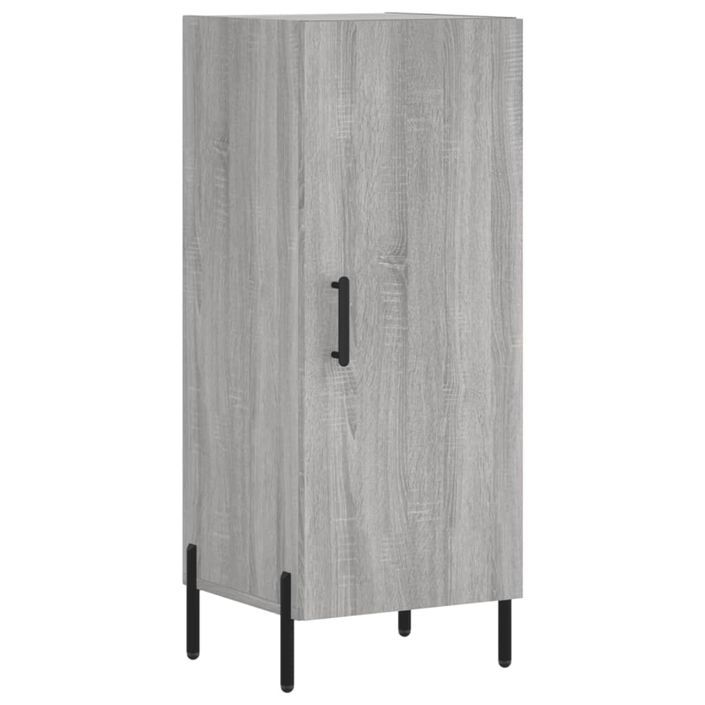 Buffet haut Sonoma gris 34,5x34x180 cm Bois d'ingénierie - Photo n°5