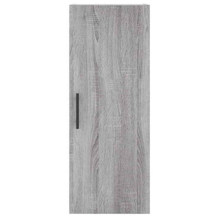 Buffet haut Sonoma gris 34,5x34x180 cm Bois d'ingénierie - Photo n°8