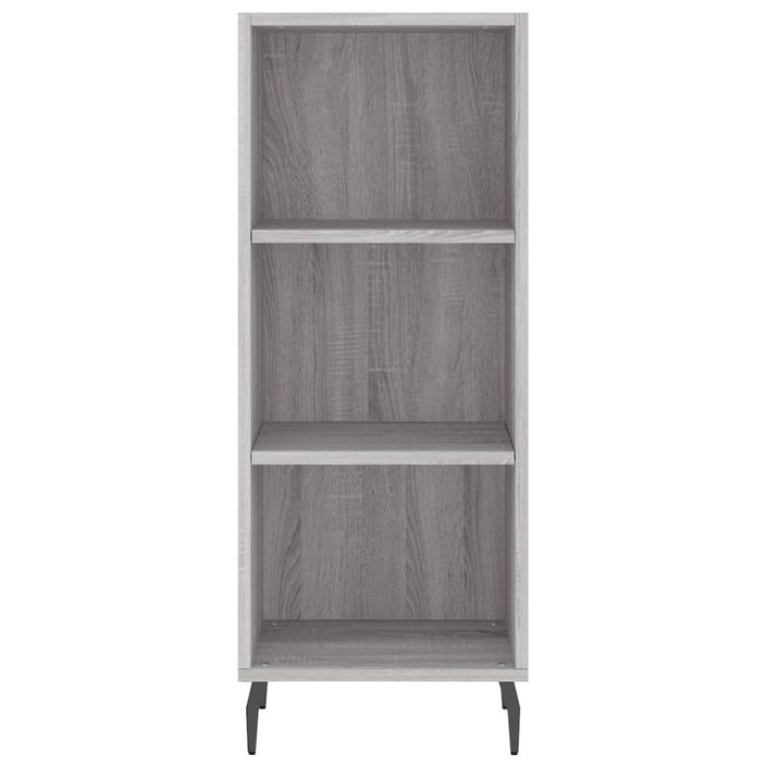 Buffet haut Sonoma gris 34,5x34x180 cm Bois d'ingénierie - Photo n°8