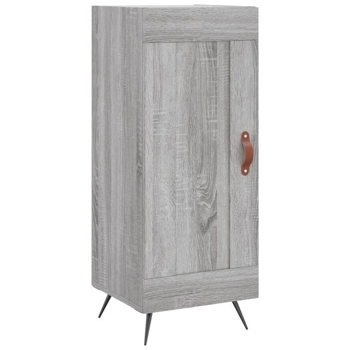 Buffet haut Sonoma gris 34,5x34x180 cm Bois d'ingénierie - Photo n°7