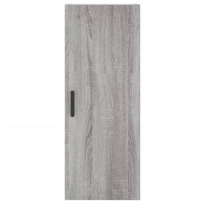 Buffet haut Sonoma gris 34,5x34x180 cm Bois d'ingénierie - Photo n°8