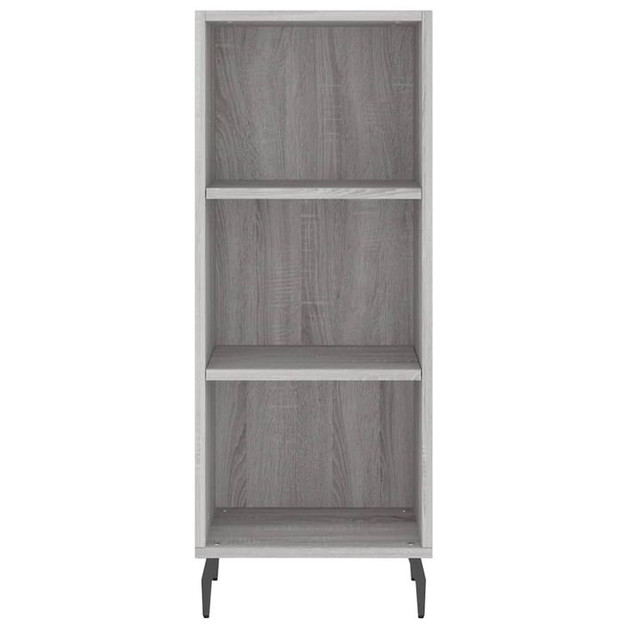 Buffet haut Sonoma gris 34,5x34x180 cm Bois d'ingénierie - Photo n°6