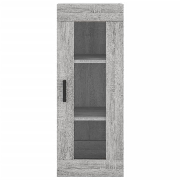 Buffet haut Sonoma gris 34,5x34x180 cm Bois d'ingénierie - Photo n°6