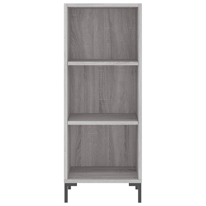 Buffet haut Sonoma gris 34,5x34x180 cm Bois d'ingénierie - Photo n°8