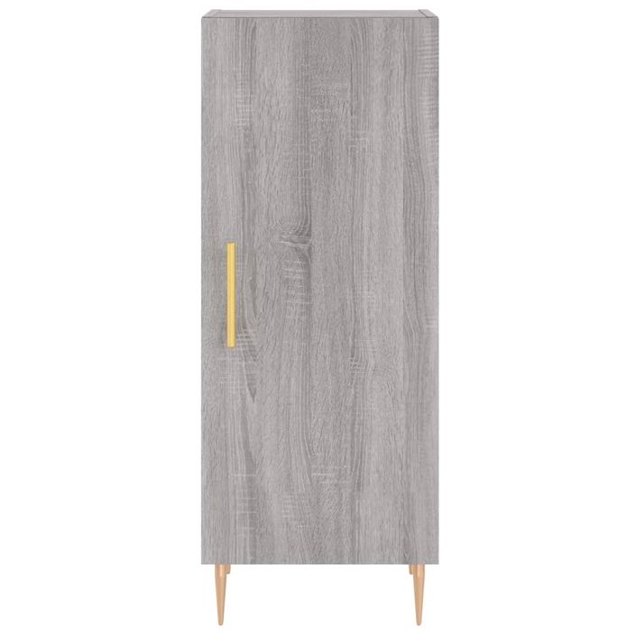 Buffet haut Sonoma gris 34,5x34x180 cm Bois d'ingénierie - Photo n°6