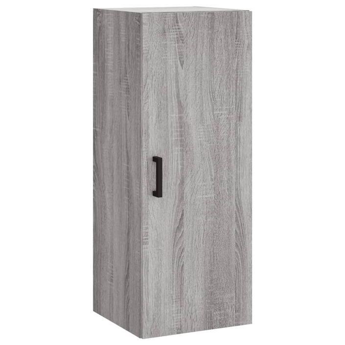 Buffet haut Sonoma gris 34,5x34x180 cm Bois d'ingénierie - Photo n°7