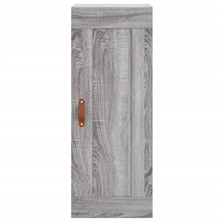 Buffet haut Sonoma gris 34,5x34x180 cm Bois d'ingénierie - Photo n°8