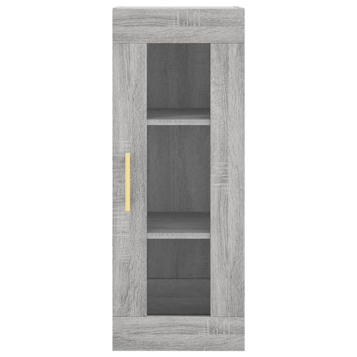 Buffet haut Sonoma gris 34,5x34x180 cm Bois d'ingénierie - Photo n°8