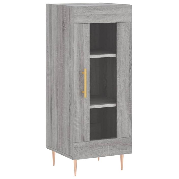 Buffet haut Sonoma gris 34,5x34x180 cm Bois d'ingénierie - Photo n°7