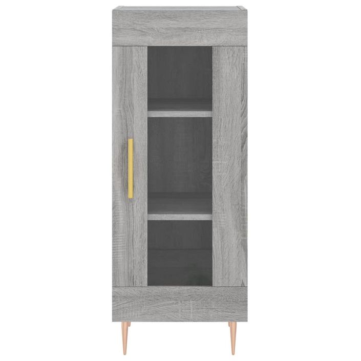 Buffet haut Sonoma gris 34,5x34x180 cm Bois d'ingénierie - Photo n°6