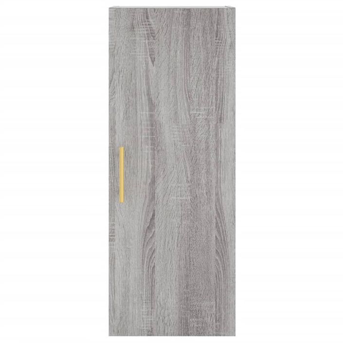 Buffet haut Sonoma gris 34,5x34x180 cm Bois d'ingénierie - Photo n°8