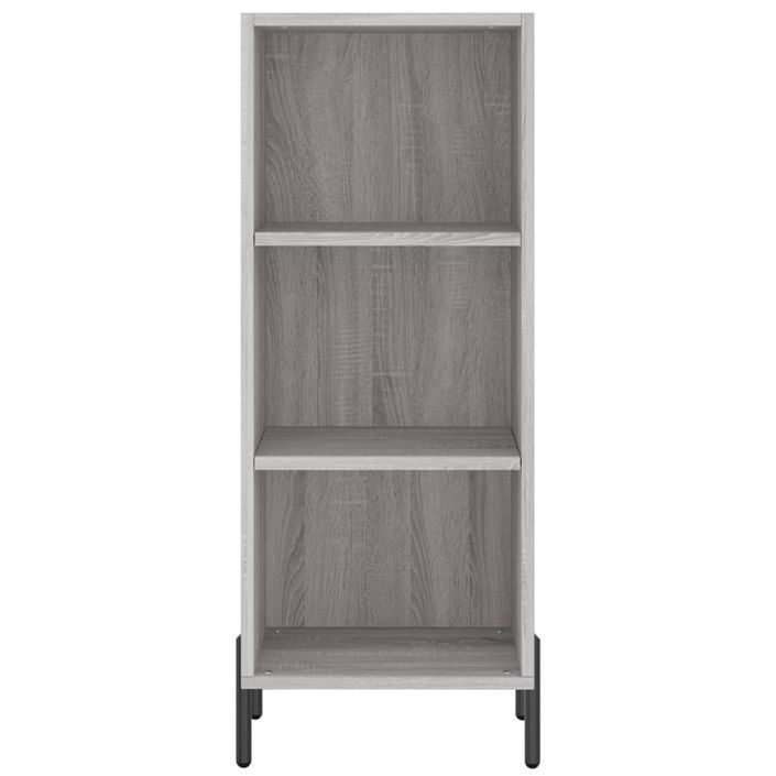 Buffet haut Sonoma gris 34,5x34x180 cm Bois d'ingénierie - Photo n°6