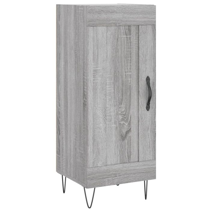 Buffet haut Sonoma gris 34,5x34x180 cm Bois d'ingénierie - Photo n°7