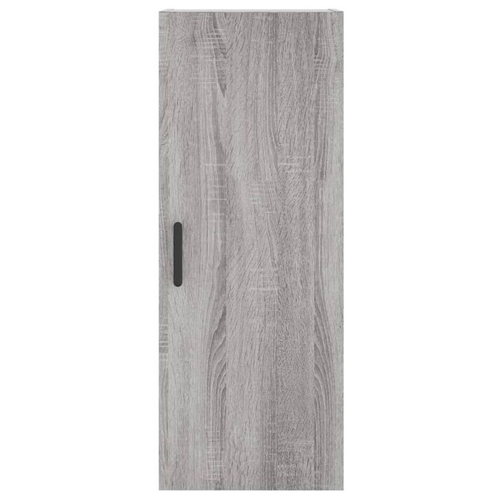 Buffet haut Sonoma gris 34,5x34x180 cm Bois d'ingénierie - Photo n°6