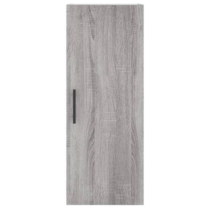 Buffet haut Sonoma gris 34,5x34x180 cm Bois d'ingénierie - Photo n°8