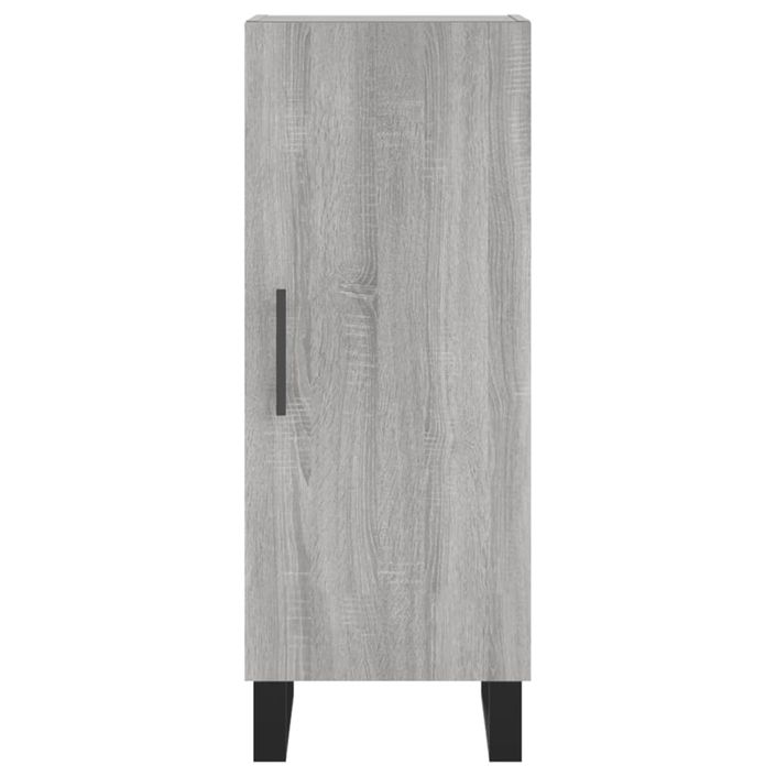 Buffet haut Sonoma gris 34,5x34x180 cm Bois d'ingénierie - Photo n°8