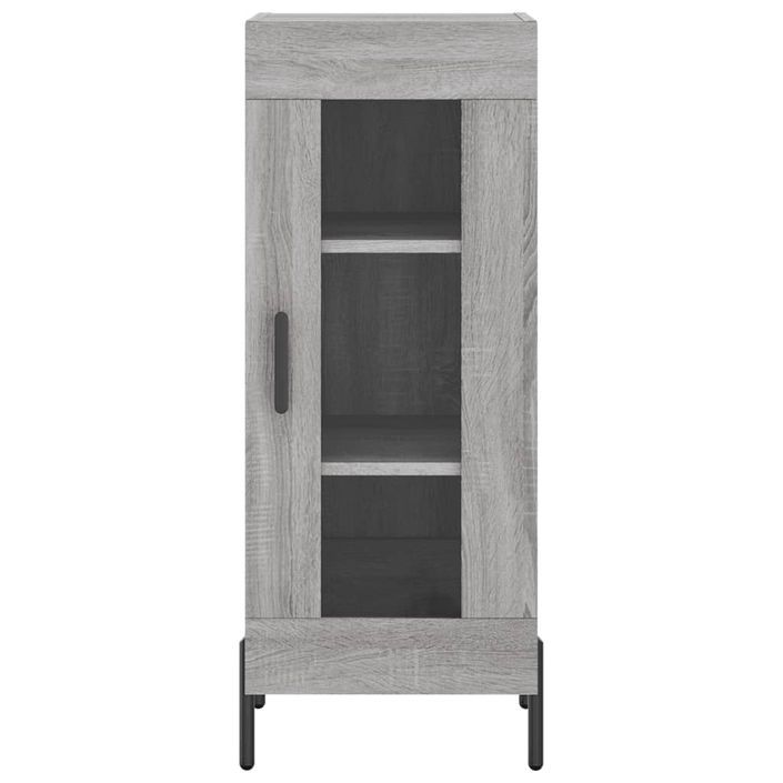 Buffet haut Sonoma gris 34,5x34x180 cm Bois d'ingénierie - Photo n°6